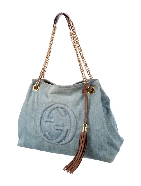 gucci soho bag stores|Gucci soho denim bag.